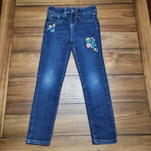 Jumping Beans Girls Pull-Up Denim Jeans w/ Faux Front Pockets - Size 7